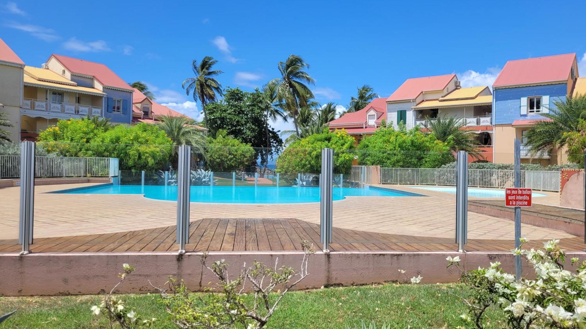 Appartement Edenoa/Vue Mer/ Plage/Piscine Le Gosier  Eksteriør bilde